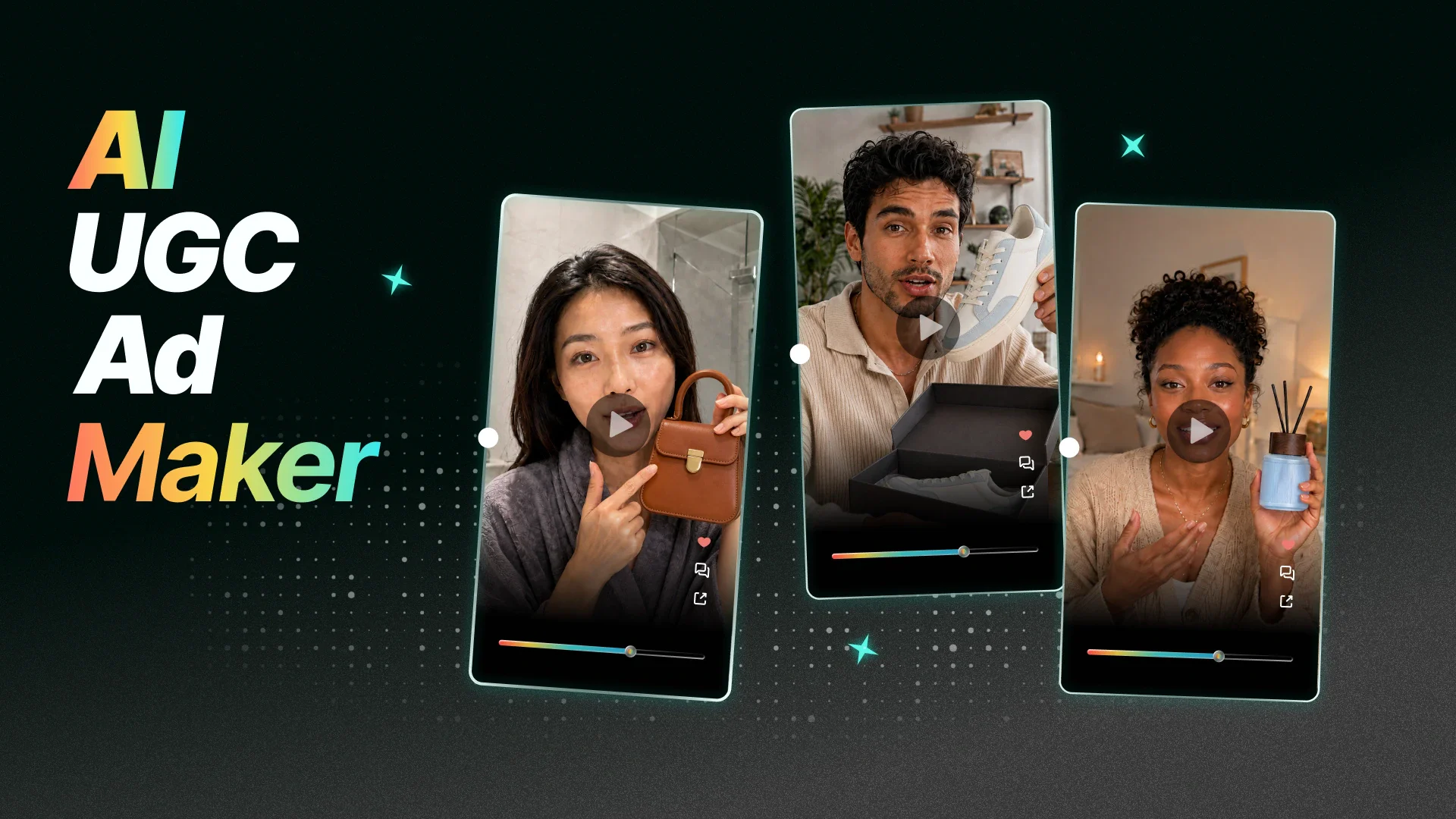 UGC-style ad featuring a creator presenting a product