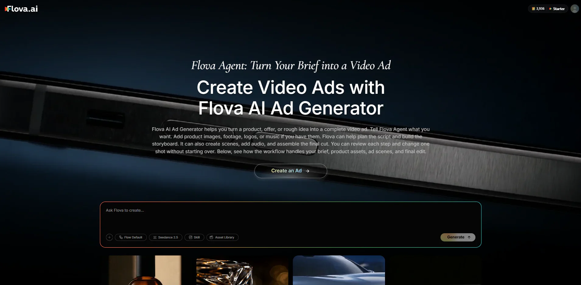Flova AI Ad Generator
