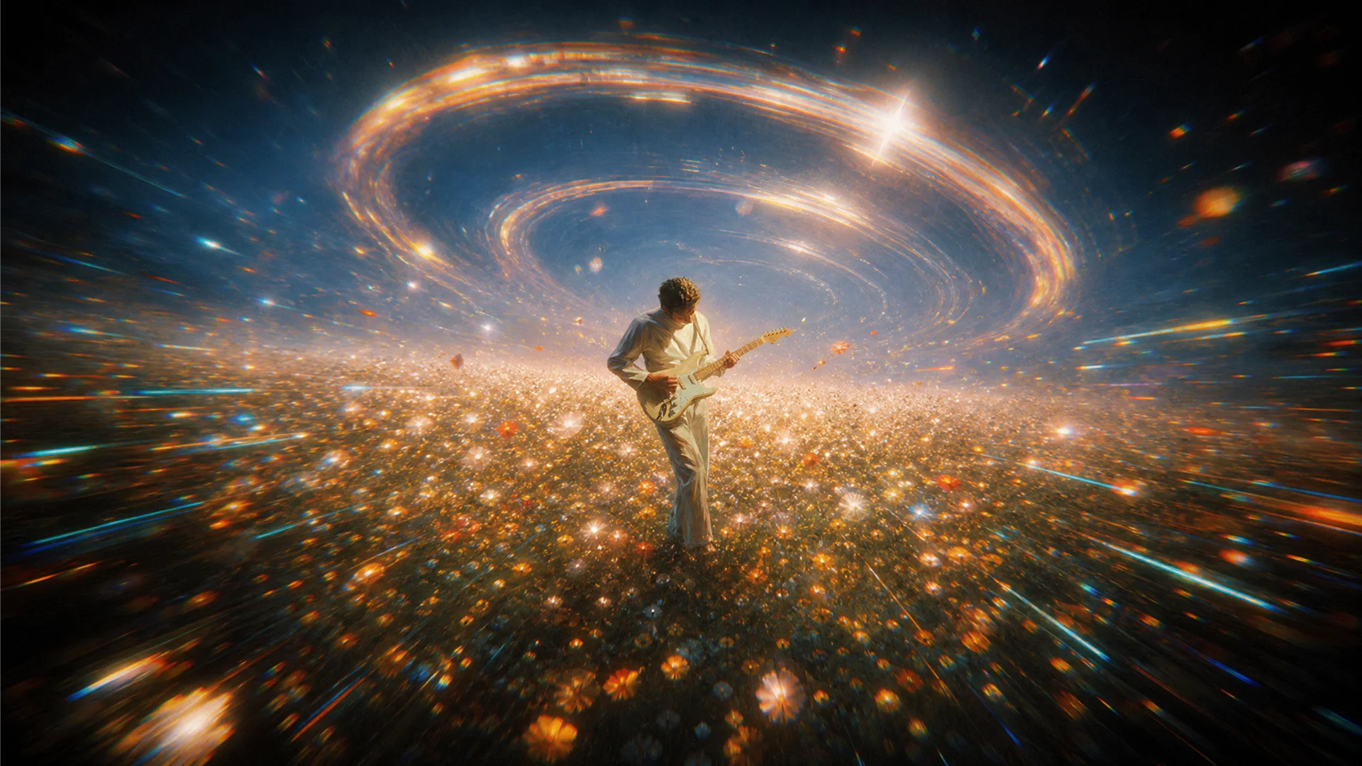 Smooth cinematic motion flowing across a polished Flova video project