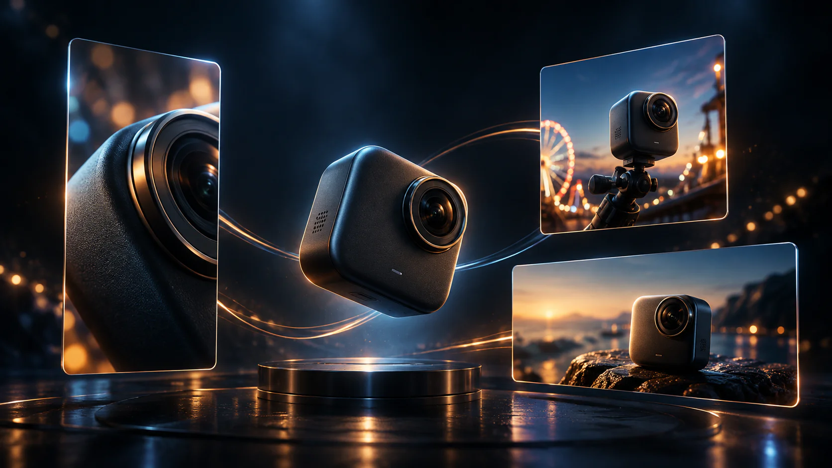 camera product ads created by AI