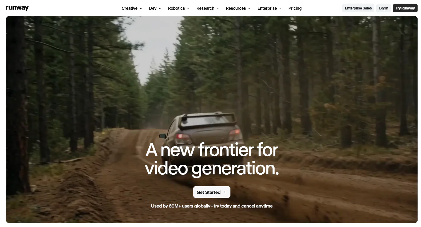 Runway Homepage